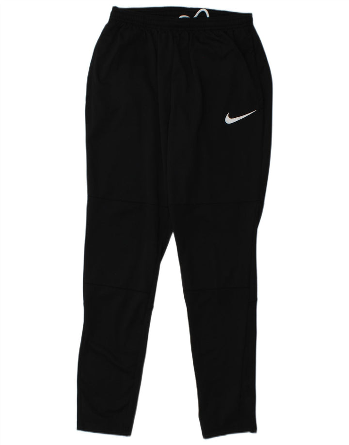 Мужские спортивные брюки NIKE Dri Fit, маленькие черные, из полиэстера