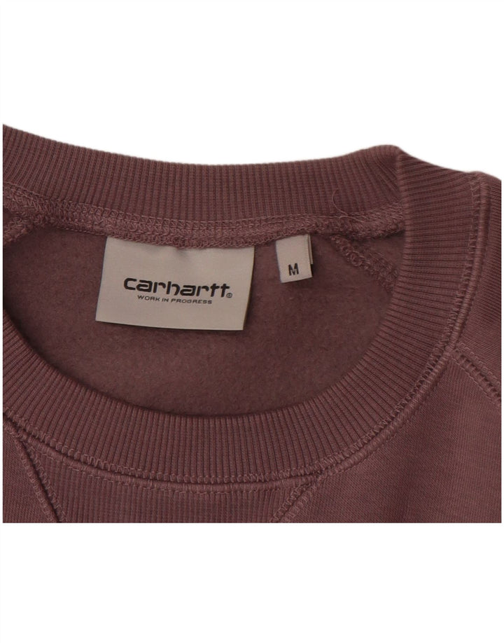 Мужской свитер CARHARTT, джемпер среднего размера, фиолетовый, хлопок