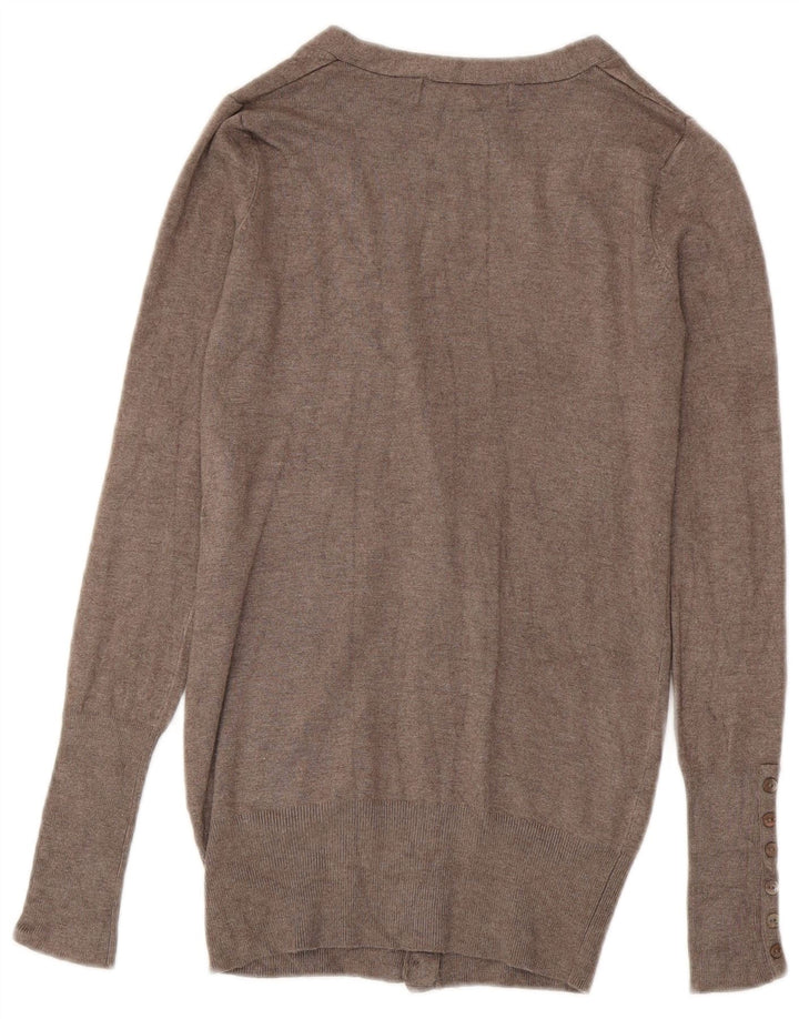 Женский кардиган ZARA UK 10, маленький серый вискоза