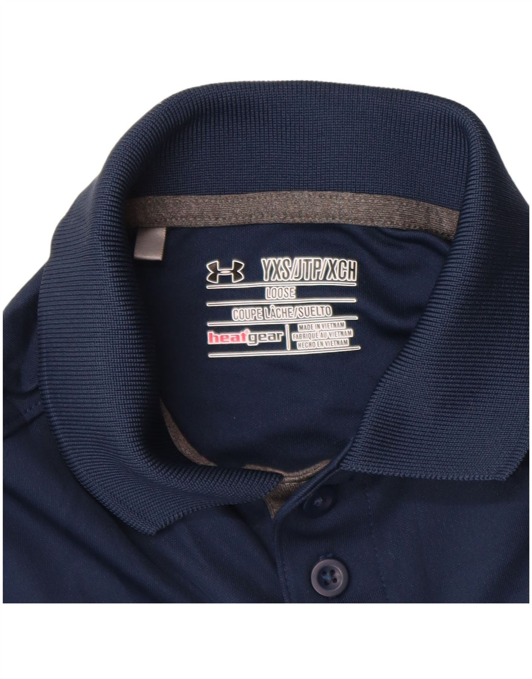 Рубашка-поло Under Armour для мальчиков Heat Gear 6–7 лет XS, темно-синяя