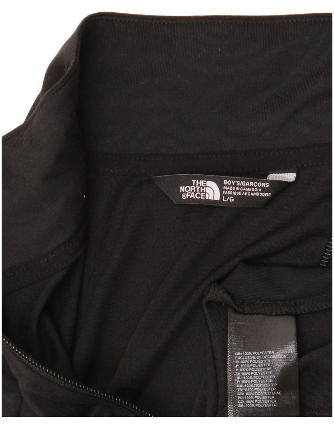 Пуловер с графическим рисунком для мальчиков The North Face, спортивный костюм, большой черный цвет, 11–12 лет