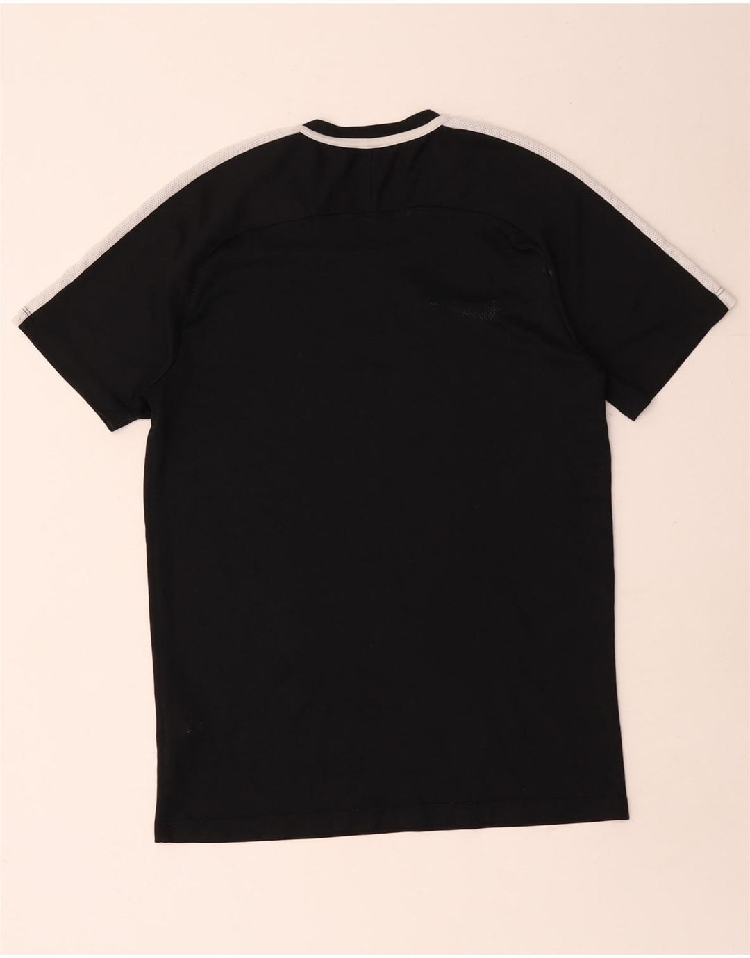 Мужская футболка Nike Dri Fit, средний черный полиэстер с цветными блоками