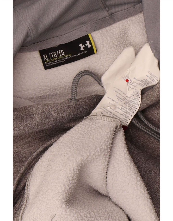 Мужской джемпер с капюшоном Under Armour XL, серый полиэстер
