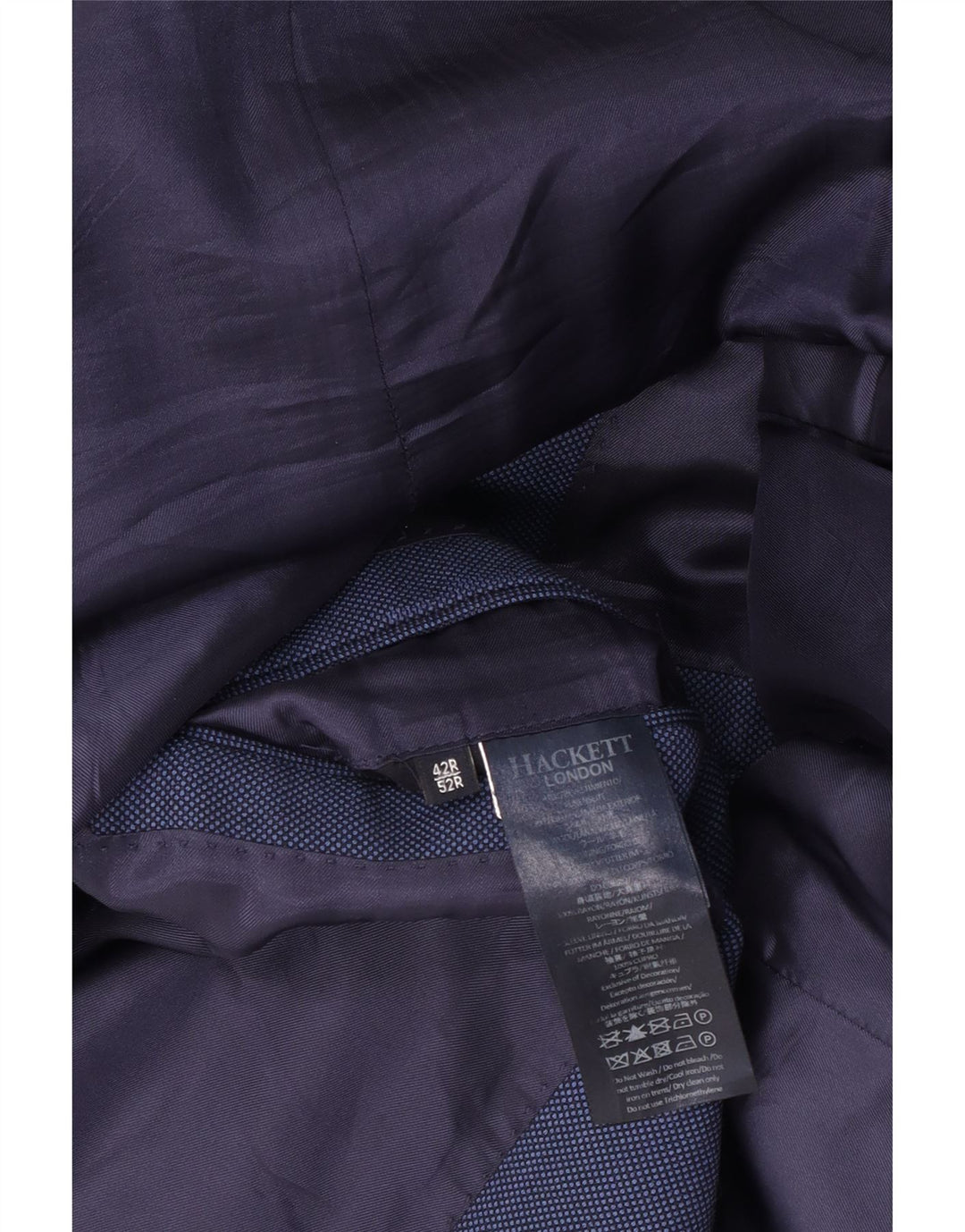 Мужской пиджак Hackett на 2 пуговицах, Великобритания, 42 XL, синяя шерсть