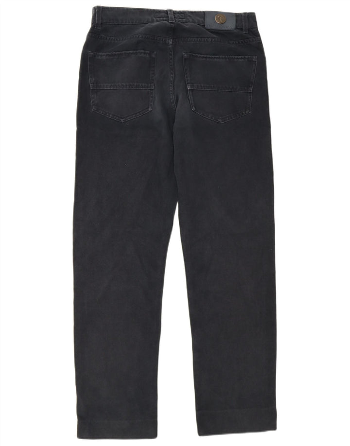 Мужские прямые джинсы Trussardi IT 48 Medium W34 L30, черный хлопок