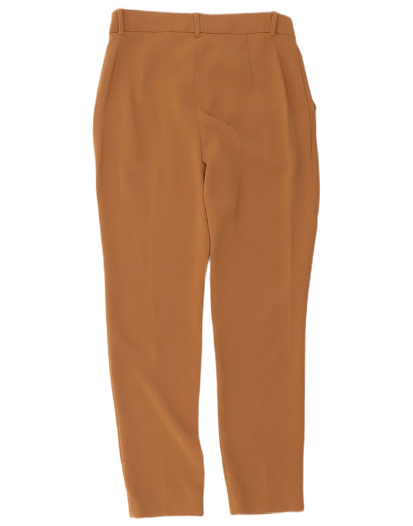 Женские укороченные брюки Max Mara UK 8 Small W30 L25 Бежевый ацетат