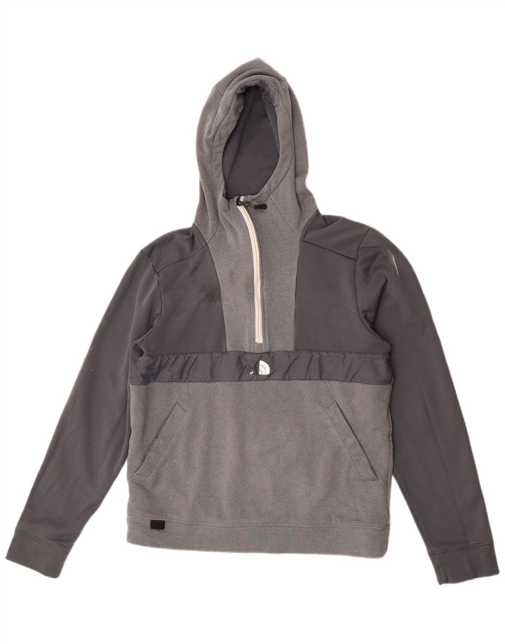 Мужской джемпер с капюшоном на молнии The North Face, средний серый полиэстер