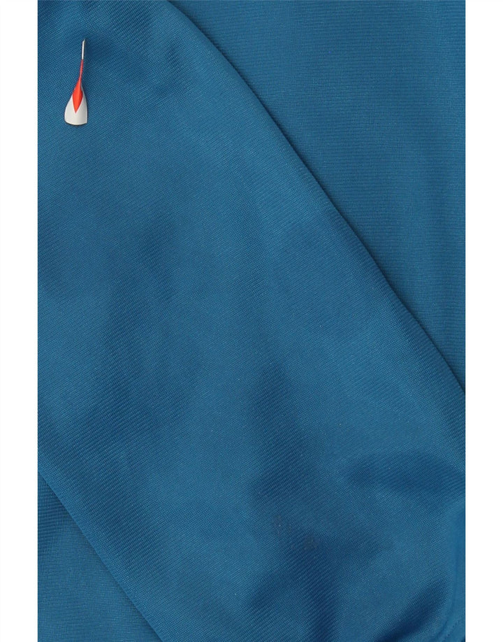 Мужской спортивный костюм Diadora, верхняя куртка, маленький синий полиэстер с цветными блоками