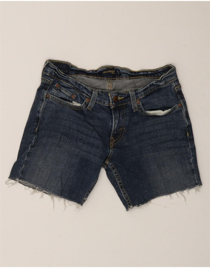 LEVI'S Womens 524 Denim Shorts W30 Medium Blue Cotton Vintage Levi's and Second-Hand Levi's from Messina Hembry 