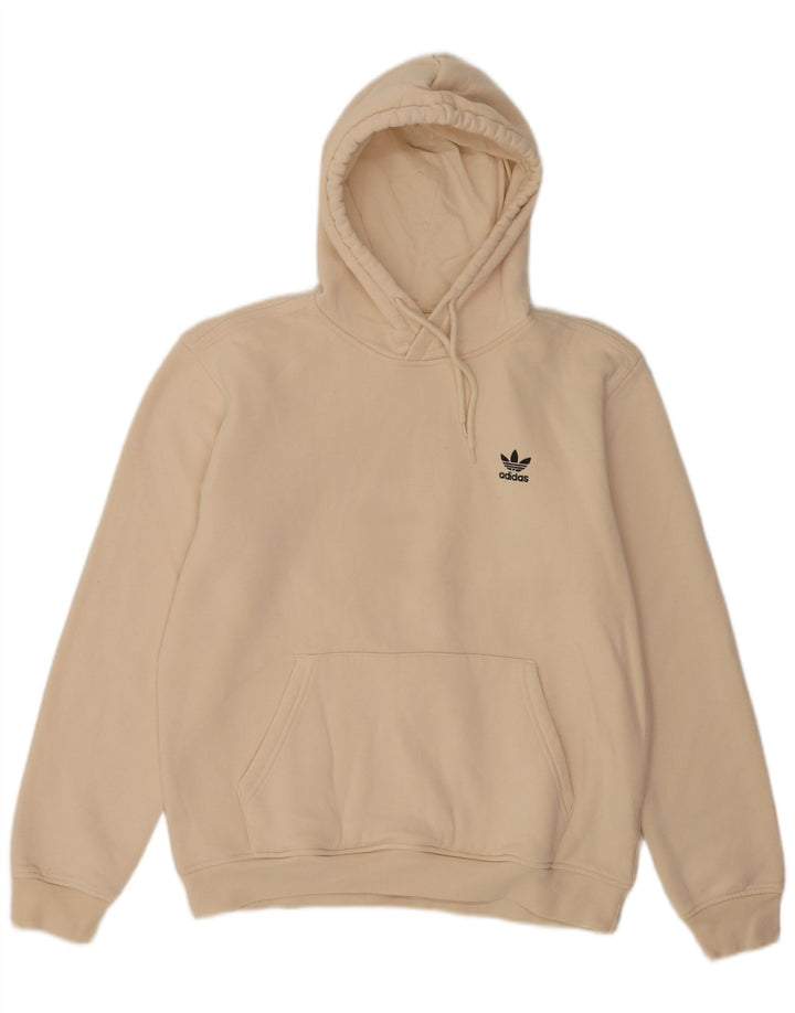 Мужской джемпер с капюшоном Adidas среднего бежевого цвета, хлопок