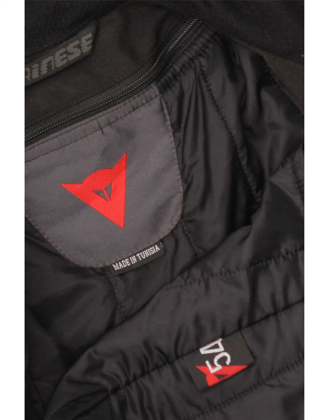 Мужская куртка-гонщик Dainese IT 54, большая черная, хлопок
