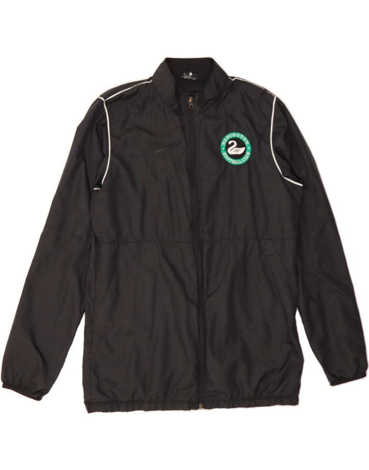 NIKE Mens Tracksuit Top Jacket Medium Black Polyester Vintage Nike and Second-Hand Nike from Messina Hembry 