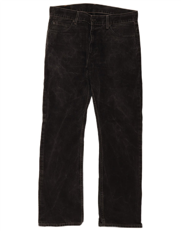 Мужские прямые джинсы Levi's 506 W36 L32 черные