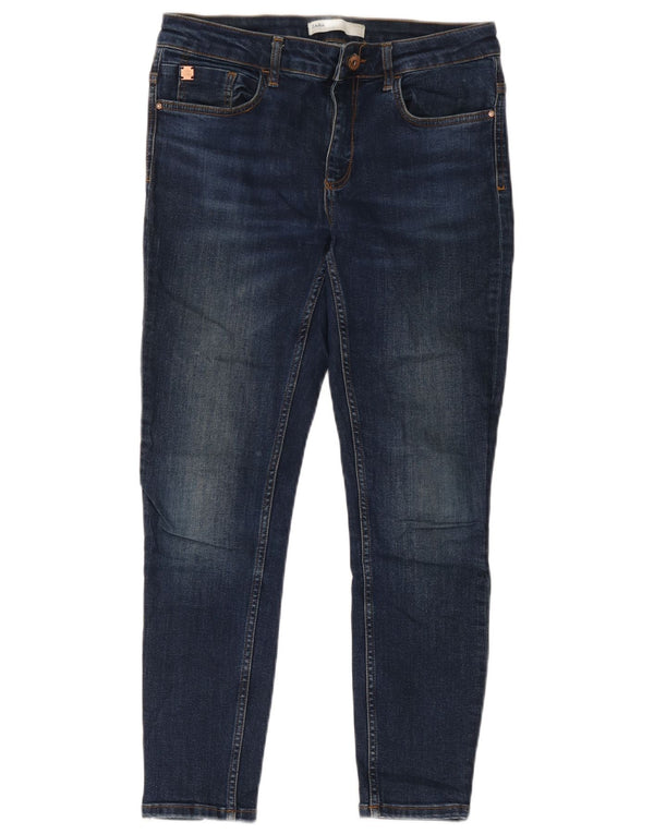 Мужские джинсы скинни Zara EU 42, большие W32 L27, темно-синий, хлопок