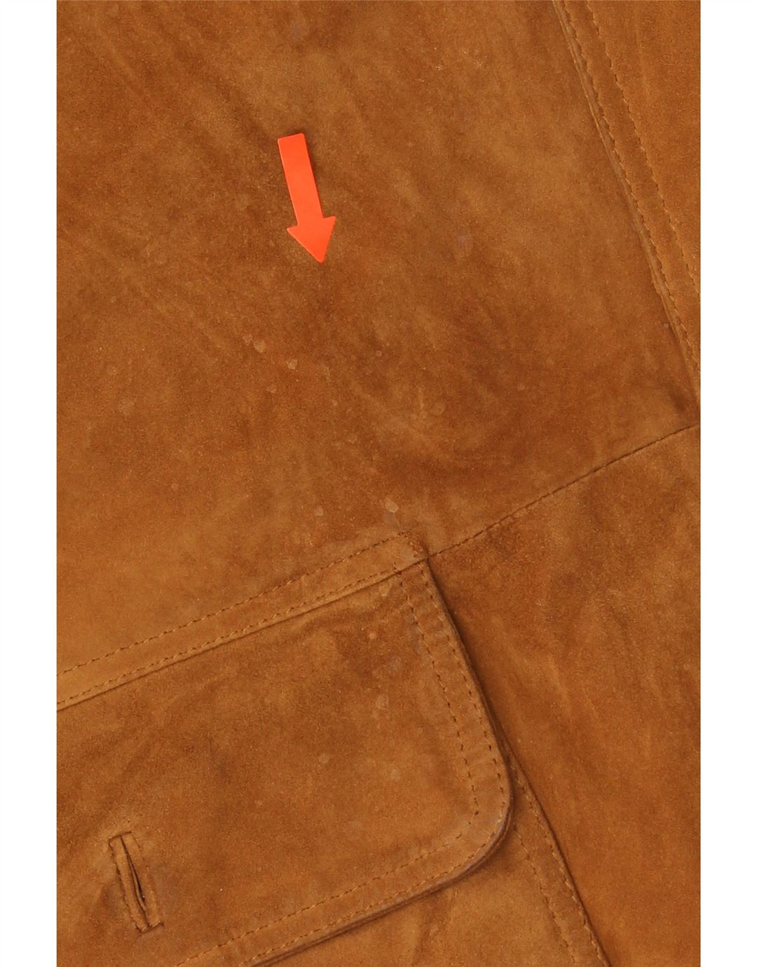 Винтажный мужской замшевый бомбер IT 54 2XL Коричневый