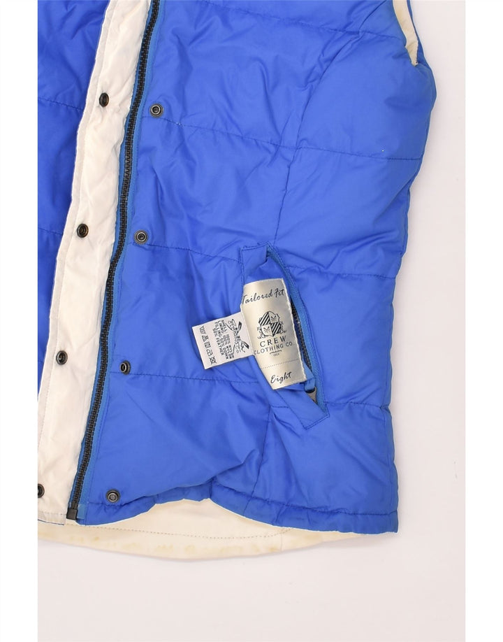 CREW CLOTHING Womens Tailored Fit Reversible Gilet UK 8 Small Blue Nylon | Vintage Crew Clothing | Thrift | Second-Hand Crew Clothing | Used Clothing | Messina Hembry 
