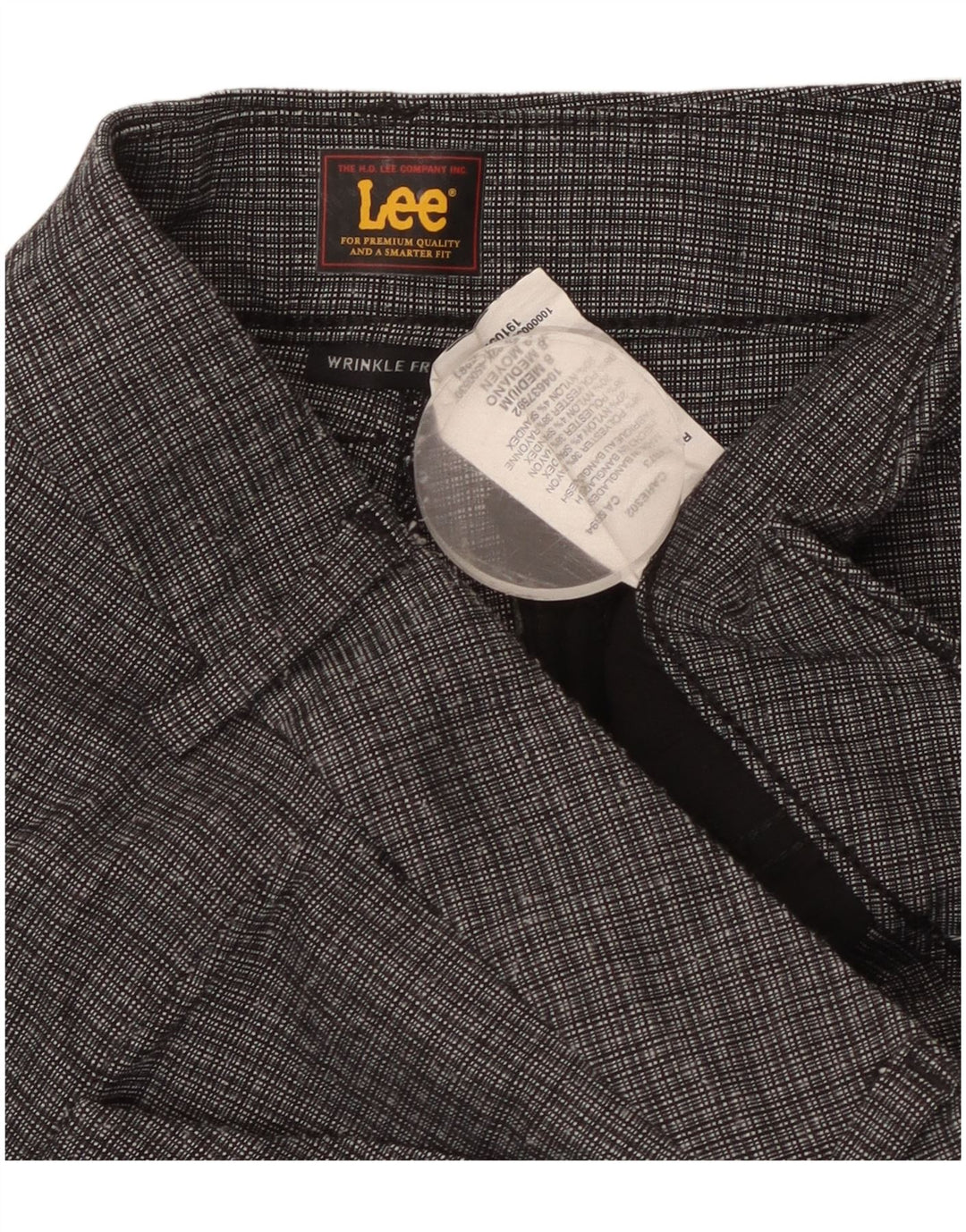 Женские прямые повседневные брюки Lee US 8 Medium W34 L31 Серая клетка