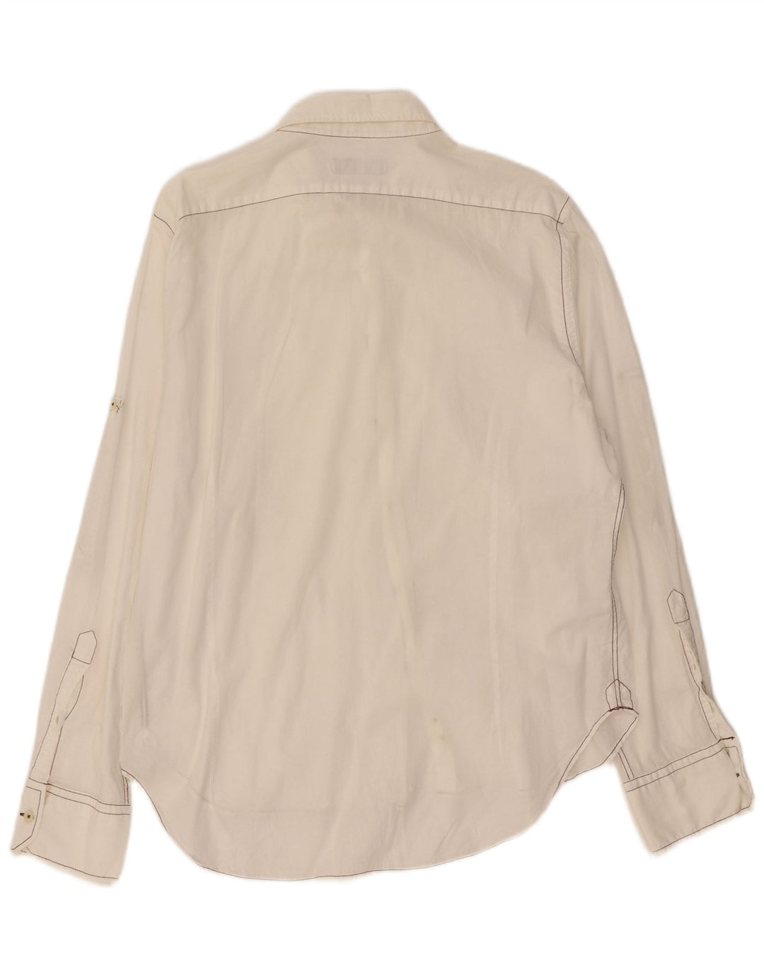 Мужская рубашка Zara XL, белый хлопок