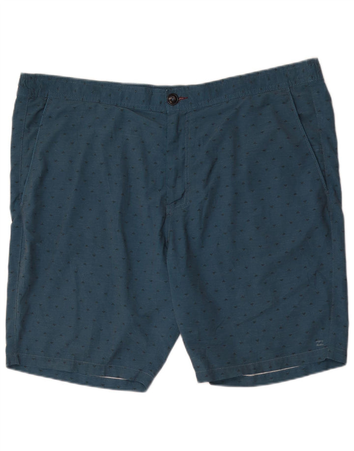 Мужские шорты чинос Billabong XL W42 Синие с геометрическим рисунком