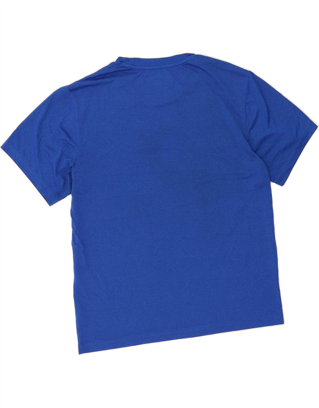 REEBOK Mens T-Shirt Top Large Blue Polyester Vintage Reebok and Second-Hand Reebok from Messina Hembry 