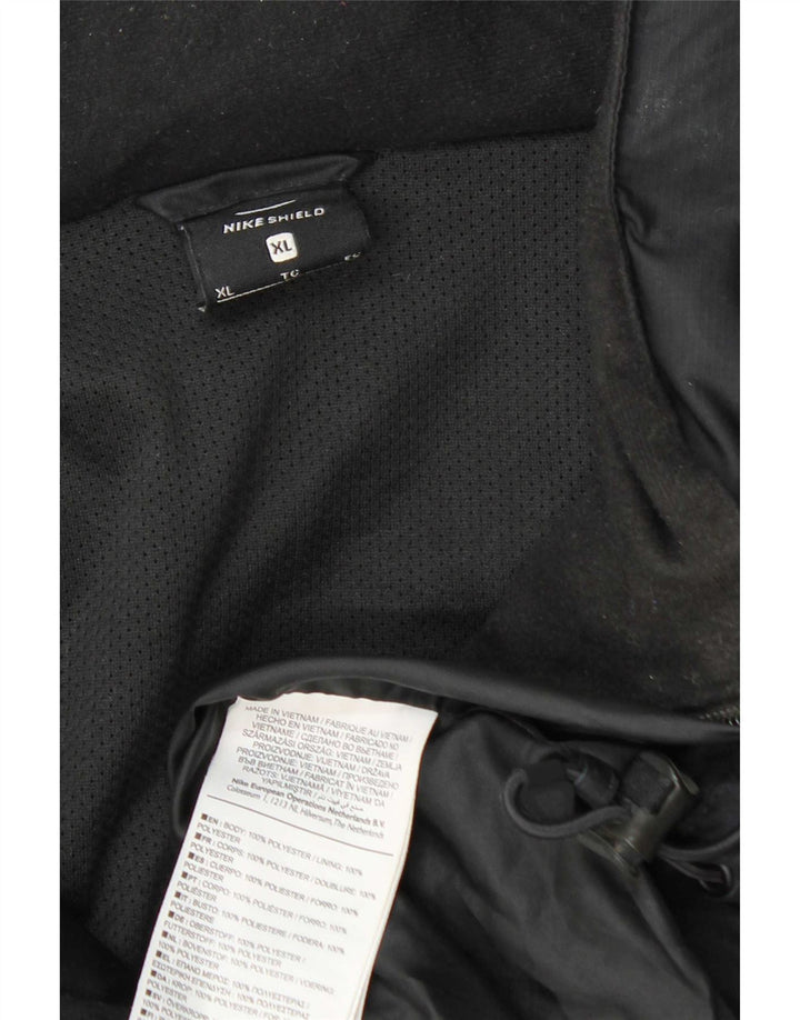 Мужская дождевик с капюшоном Nike UK 42 XL, серый полиэстер