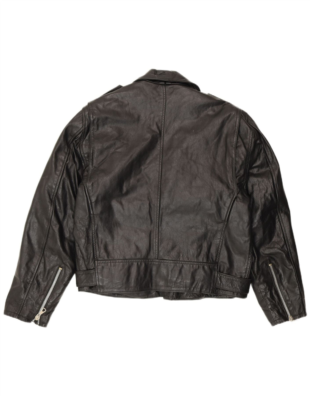Мужская кожаная косуха VINTAGE IT 54 XL Black Biker