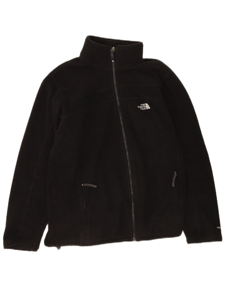 Мужская флисовая куртка с подкладкой The North Face UK 40, большая, черная, полиэстер