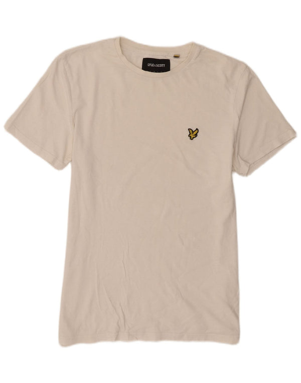 Мужская футболка с коротким рукавом Lyle & Scott, большой белый хлопок