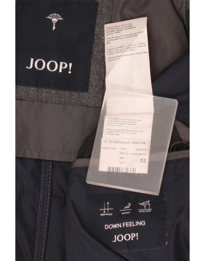JOOP Мужская стеганая куртка IT 52 XL Серый Полиэстер