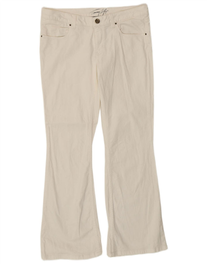 TOMMY HILFIGER Женские джинсы Bootcut W30 L30 Белый хлопок