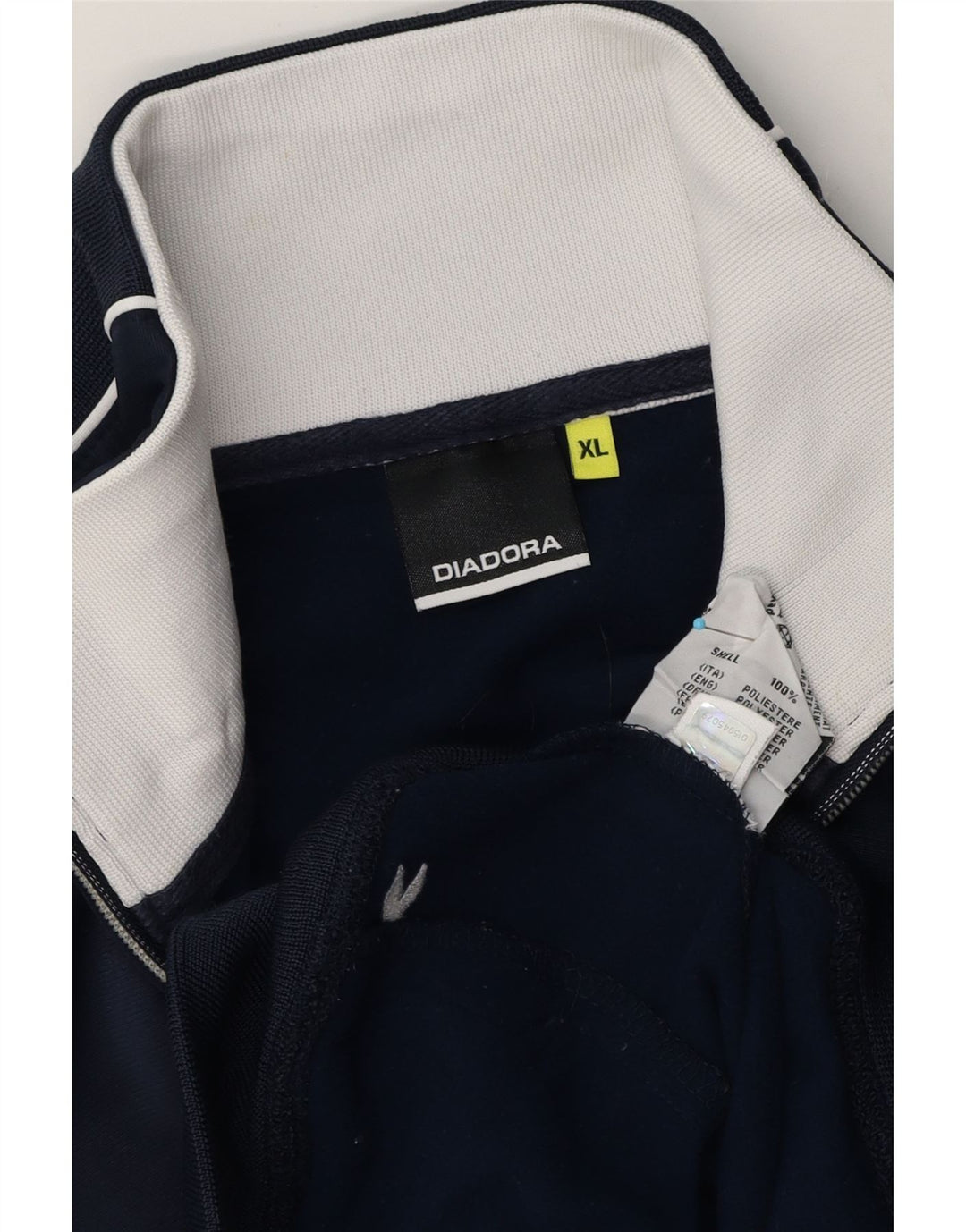 Мужской спортивный костюм Diadora, верхняя куртка XL, темно-синий, полиэстер