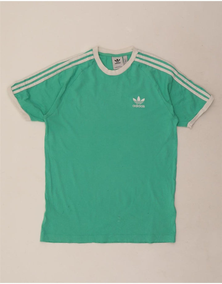 Мужская футболка Adidas Top Medium Бирюзовый Хлопок