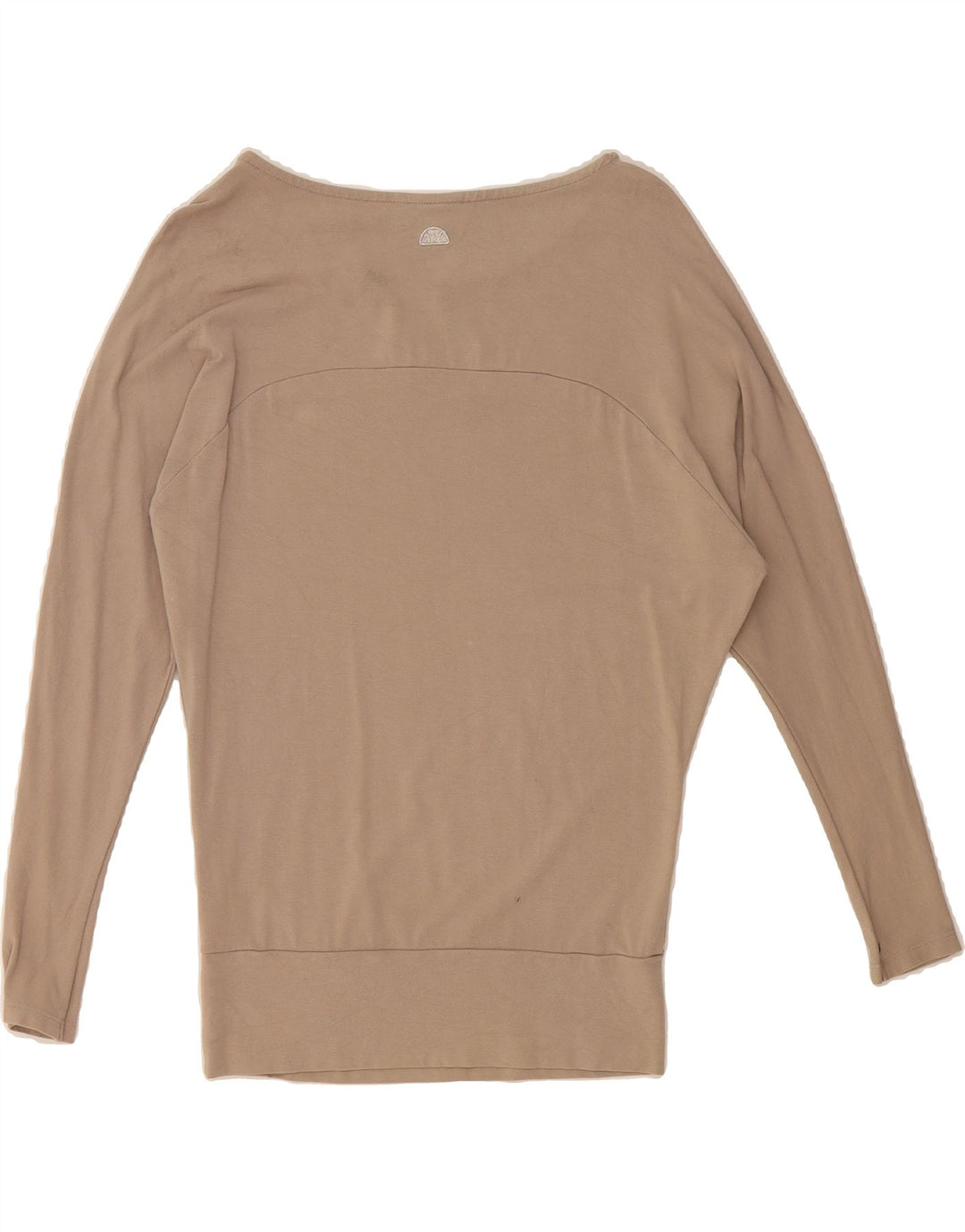 ELLESSE Womens Top Long Sleeve UK 10 Small Grey Viscose Vintage Ellesse and Second-Hand Ellesse from Messina Hembry 
