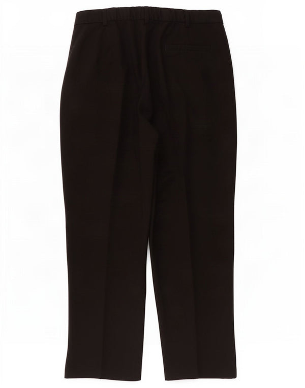 Женские прямые укороченные брюки Marks & Spencer UK 16, большие W34 L26, черные