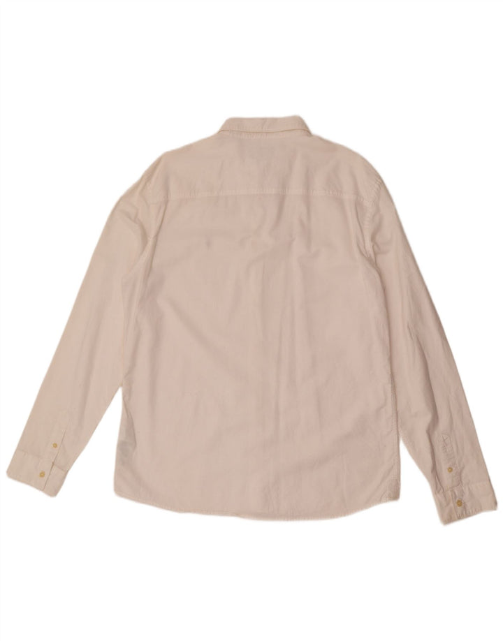 Мужская рубашка ALL SAINTS XL, белый хлопок