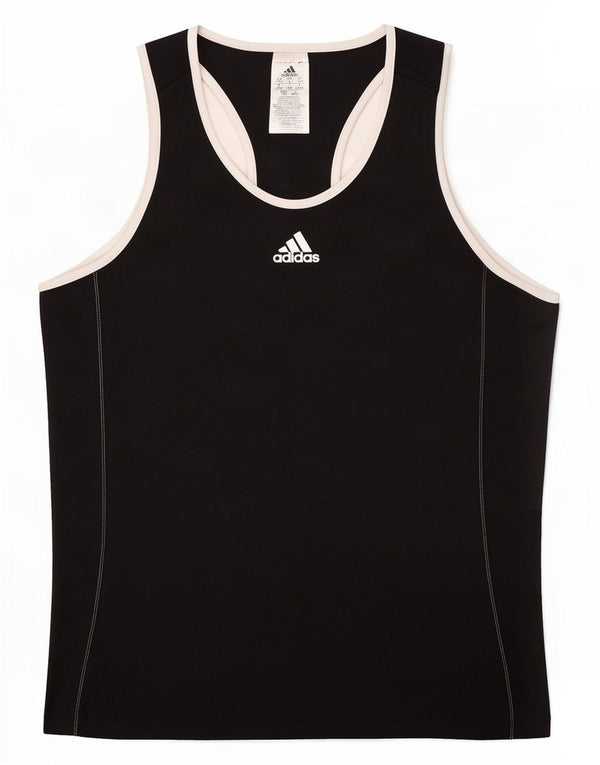 Женский жилет Adidas Top UK 16/18, большой черный полиэстер
