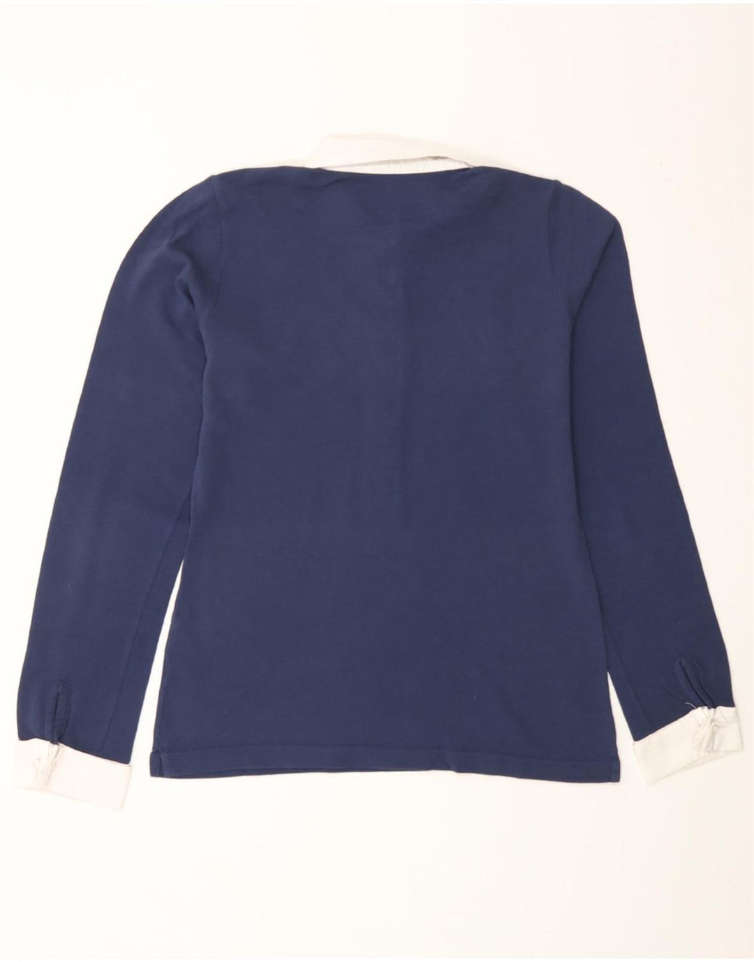 BROOKSFIELD Womens Pullover Shirt IT 46 Large Navy Blue Cotton Vintage Brooksfield and Second-Hand Brooksfield from Messina Hembry 