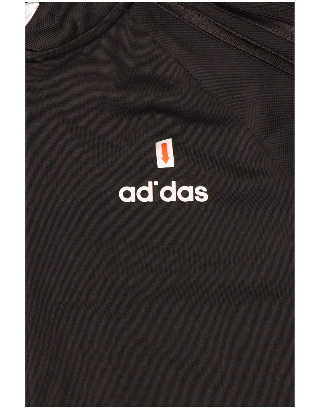 Женская спортивная куртка Adidas UK 8/10, маленький черный полиэстер