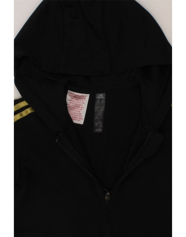 ADIDAS Boys Full Tracksuit 3-4 Years  Black Polyester Vintage Adidas and Second-Hand Adidas from Messina Hembry 