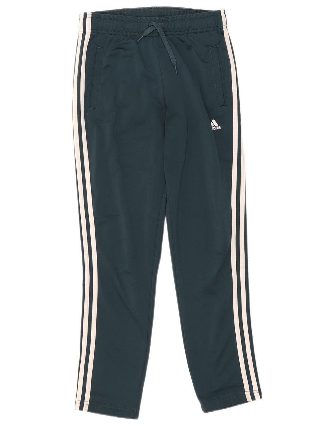 Спортивные брюки Adidas для мальчиков 11-12 лет, зеленый полиэстер