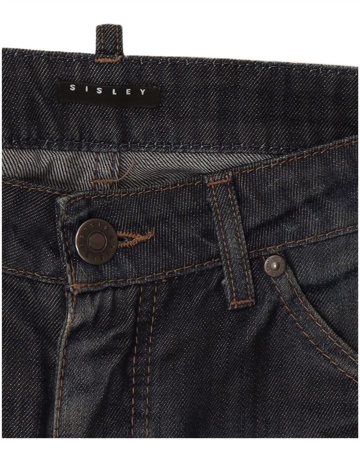 Женские узкие джинсы Sisley W30 L28 синие