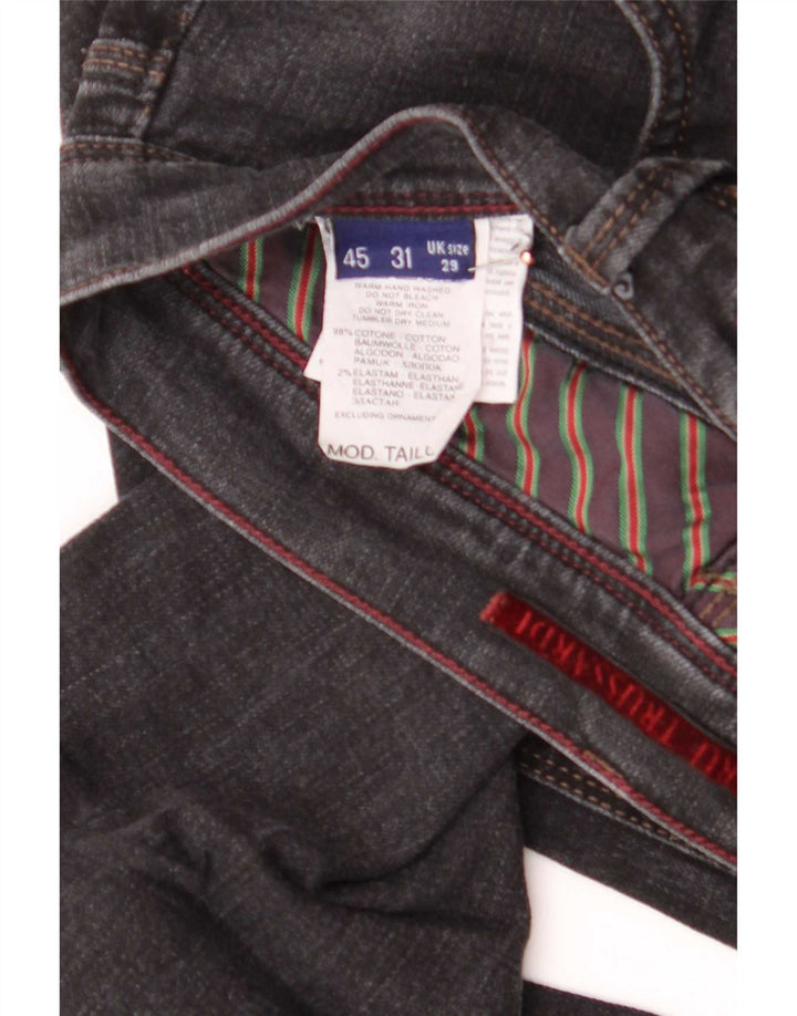 Мужские прямые джинсы Trussardi W29 L32 серые, хлопок