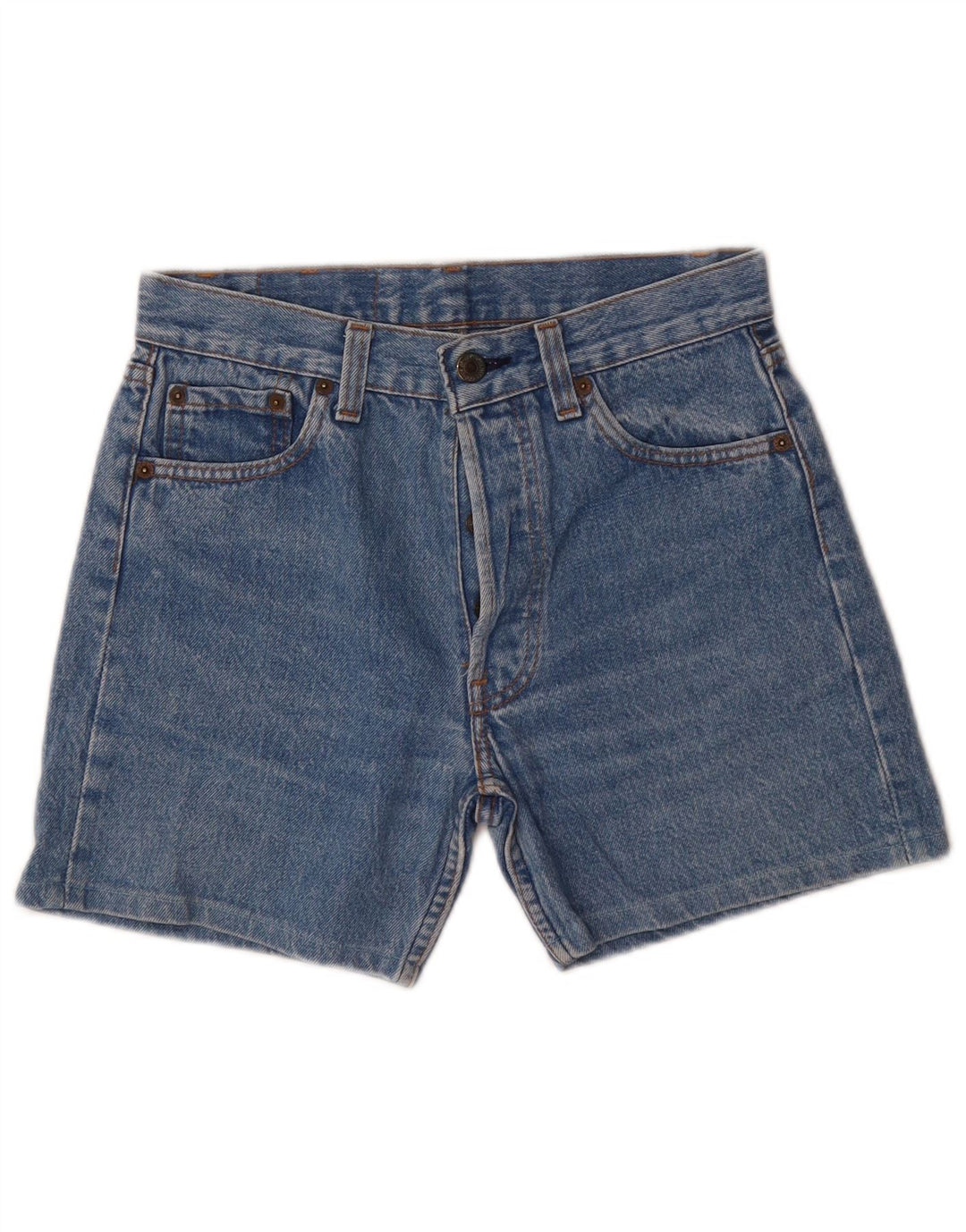 Женские джинсовые шорты Levi's 501 W28, средние синие
