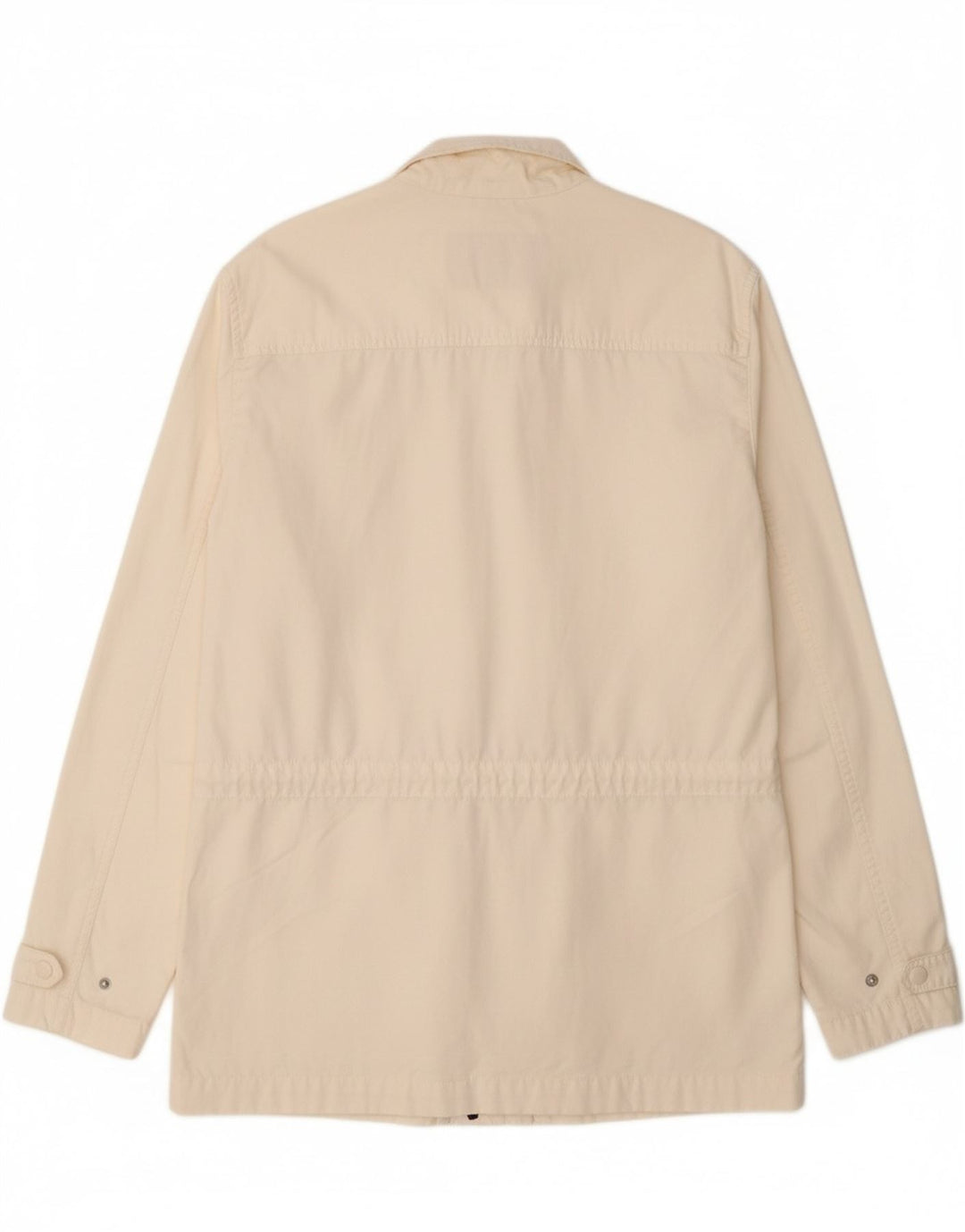 INVICTA Womens Utility Jacket UK 16 Large Off White Cotton Vintage Invicta and Second-Hand Invicta from Messina Hembry 