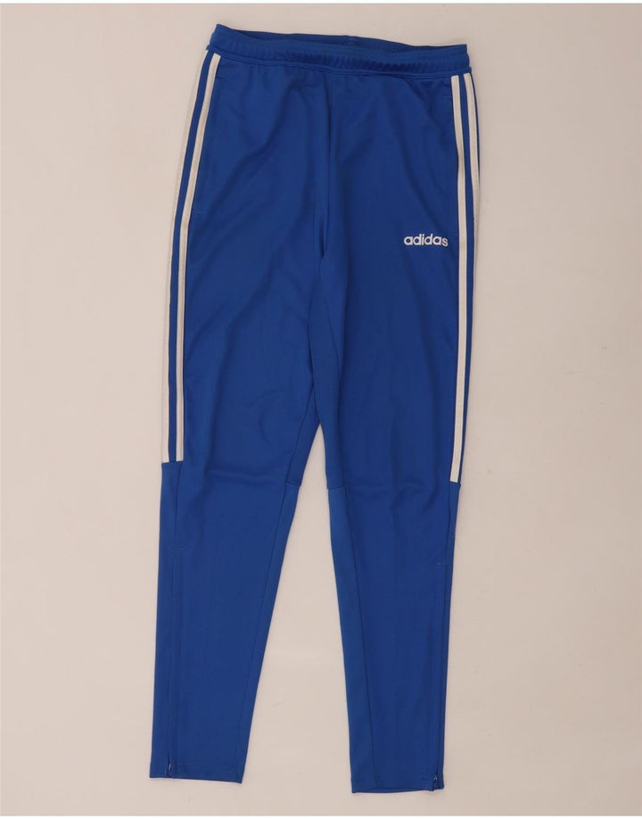 Женские спортивные брюки ADIDAS Climalite UK 10, маленькие синие, полиэстер