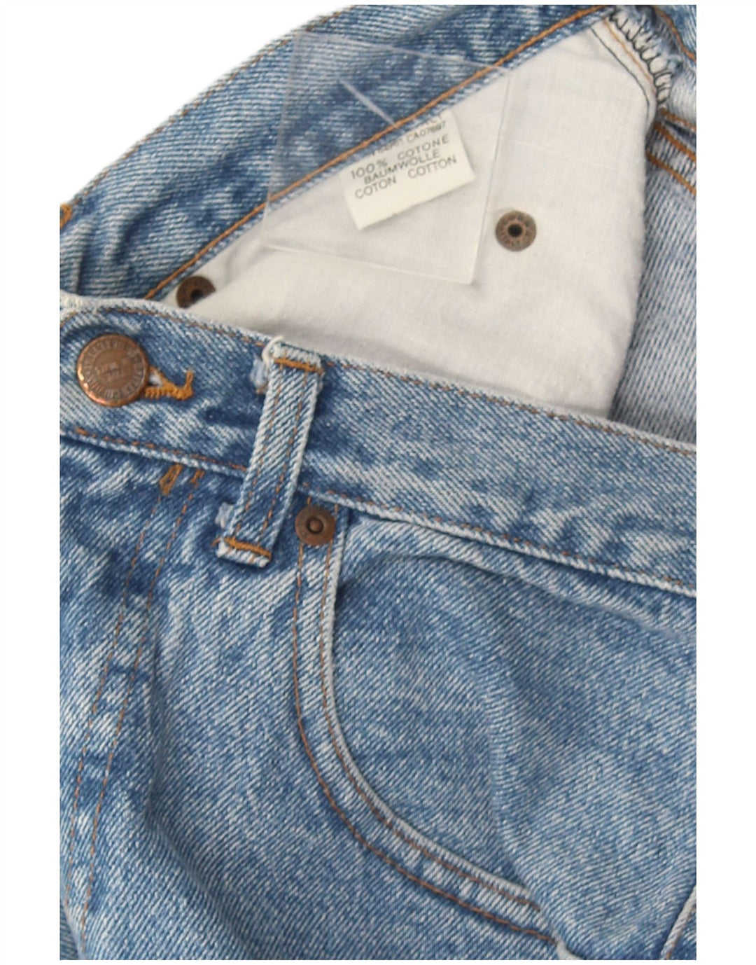 Джинсы прямые мужские Benetton IT 46 W33 L30 синие, хлопок