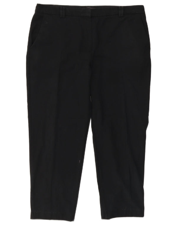 Женские прямые брюки чинос Marks & Spencer UK 14, большие W36 L26, черные