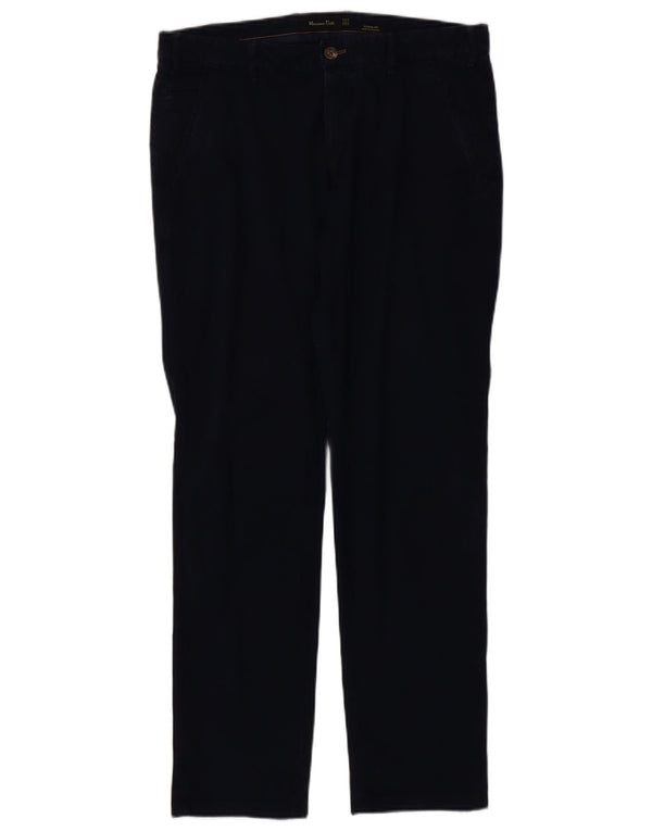 Мужские повседневные брюки-чиносы MASSIMO DUTTI EU 42, большие W32 L32, темно-синие