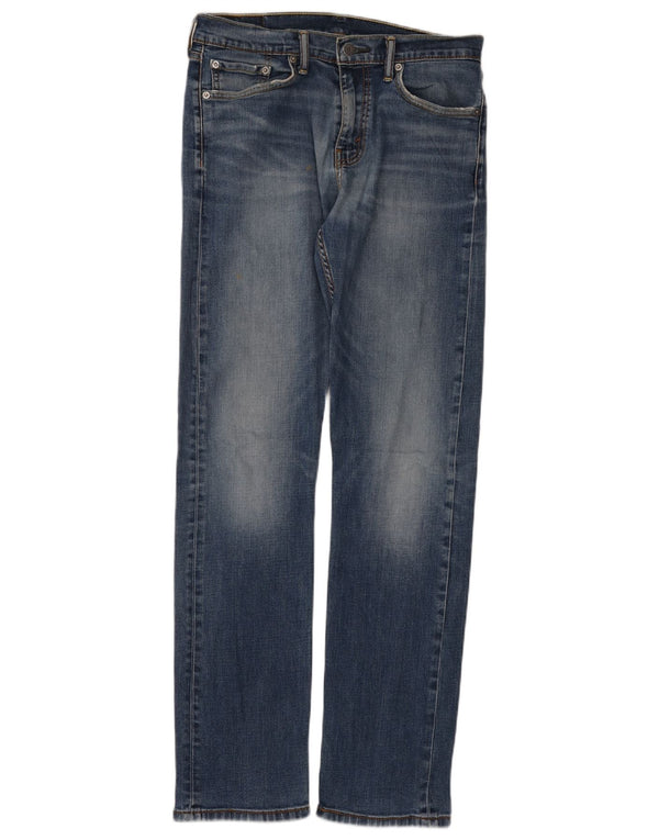 Мужские прямые джинсы Levi's W31 L34 синие, хлопок