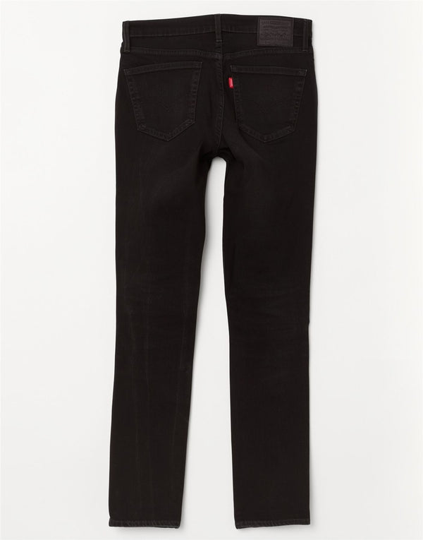 Мужские джинсы Levi's 511 Slim W32 L34, черный хлопок